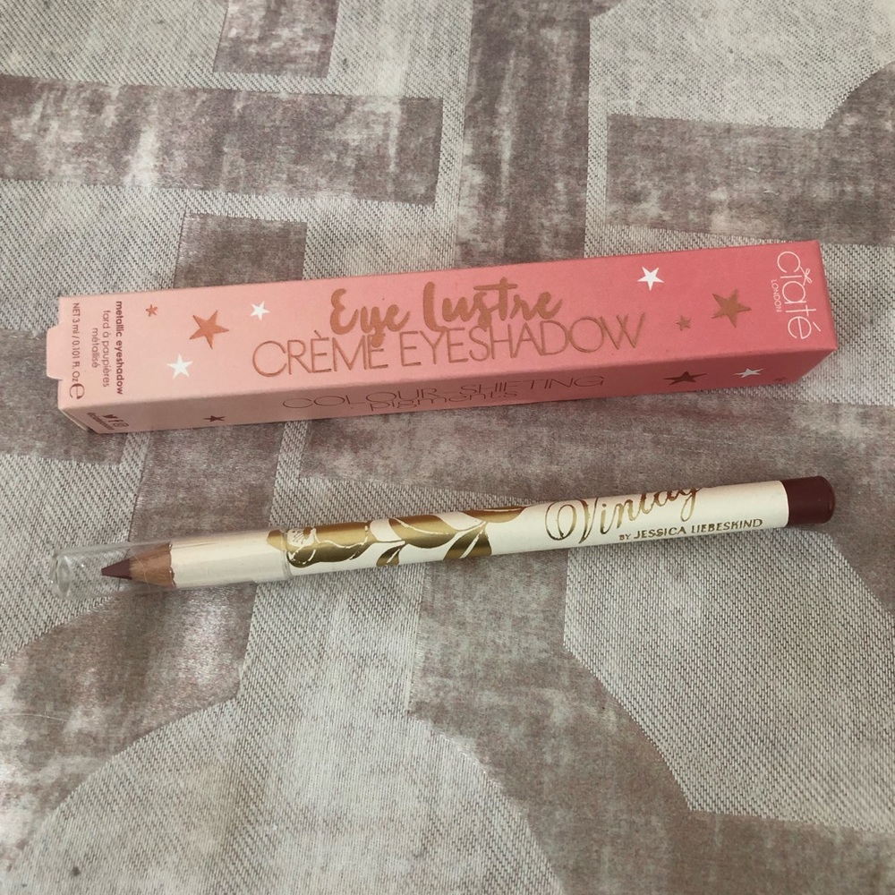 NIB CREME SHADOW AND CASHMERE LIP PENCIL PAIR